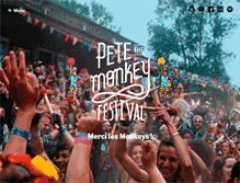 Tablet Screenshot of petethemonkeyfestival.com
